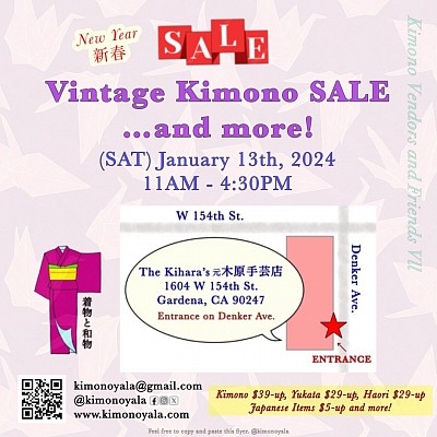 Vintage Kimono SALE…and more!