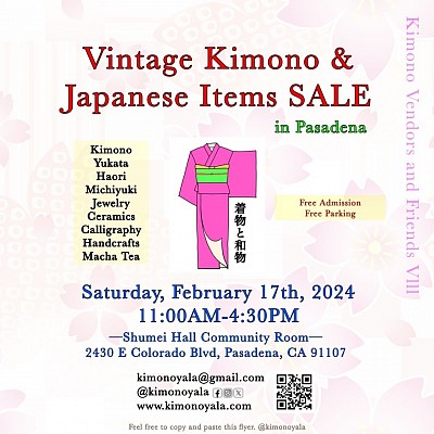 Vintage Kimono & Japanese Items SALE 02/17/2024