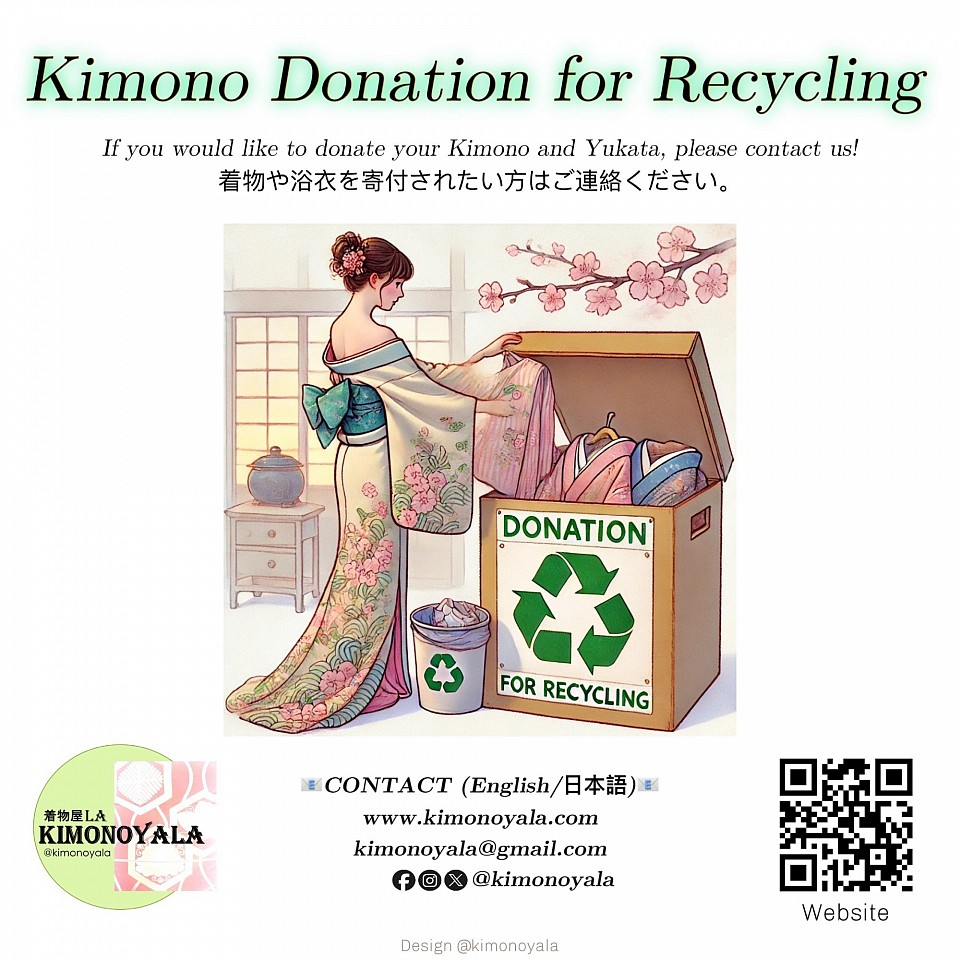 Kimono Donation for Recycling