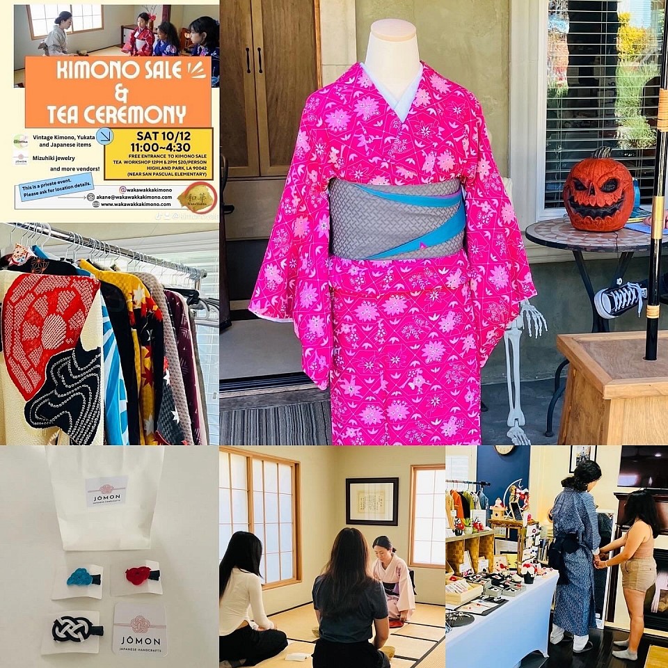 Kimono Sale & Tea Ceremony in Highland Park, LA