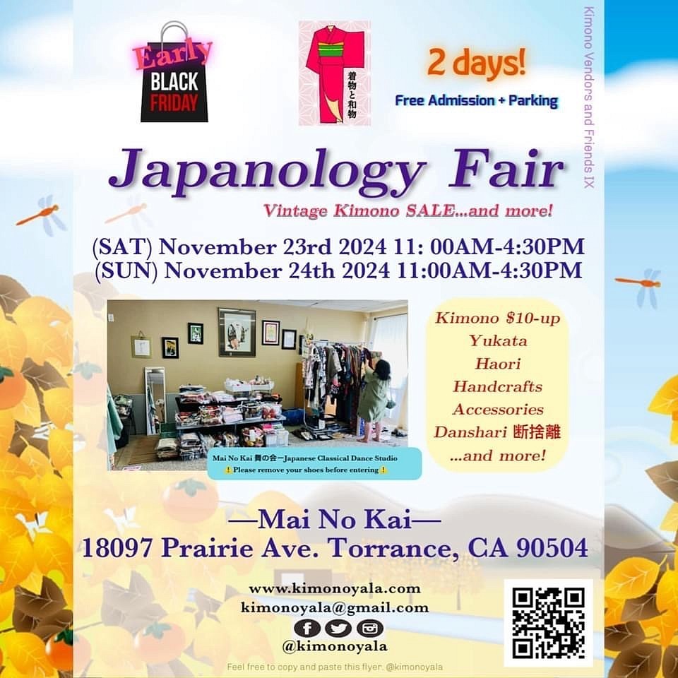 Japanolo Fair in Torrance 11/23-24/2024